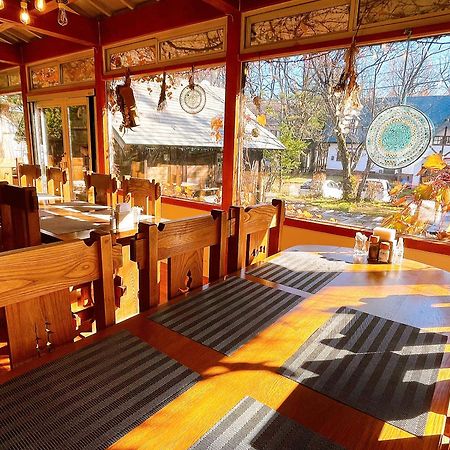 Hakuba Pension&Log Hotel Meteor Eksteriør billede