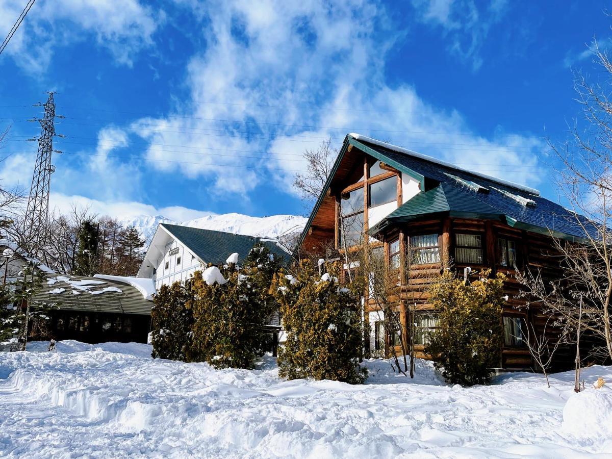 Hakuba Pension&Log Hotel Meteor Eksteriør billede