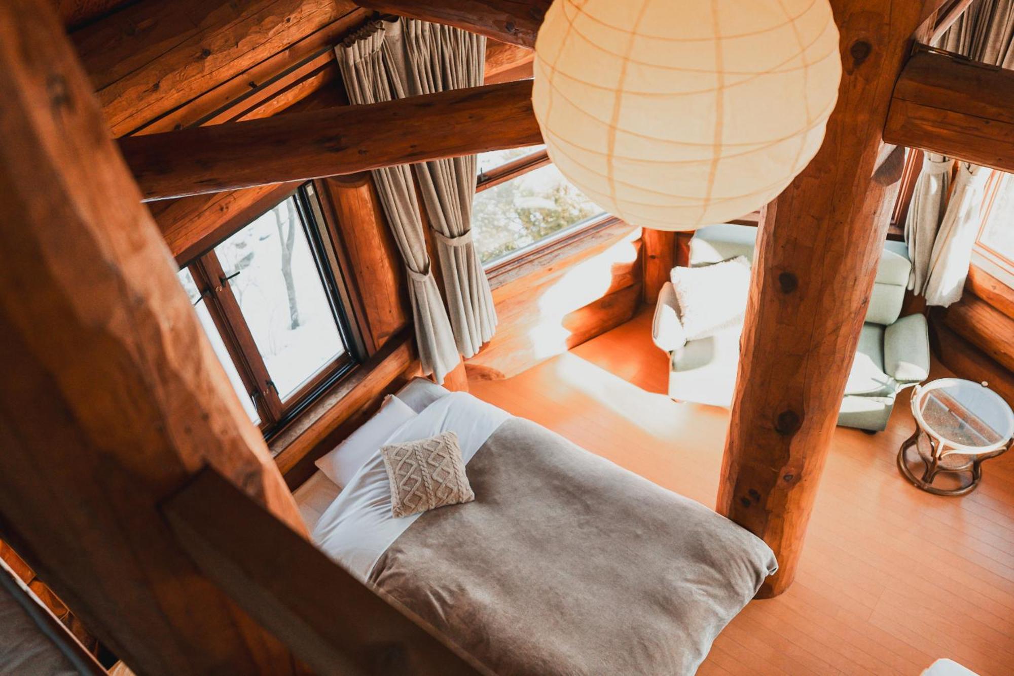 Hakuba Pension&Log Hotel Meteor Eksteriør billede
