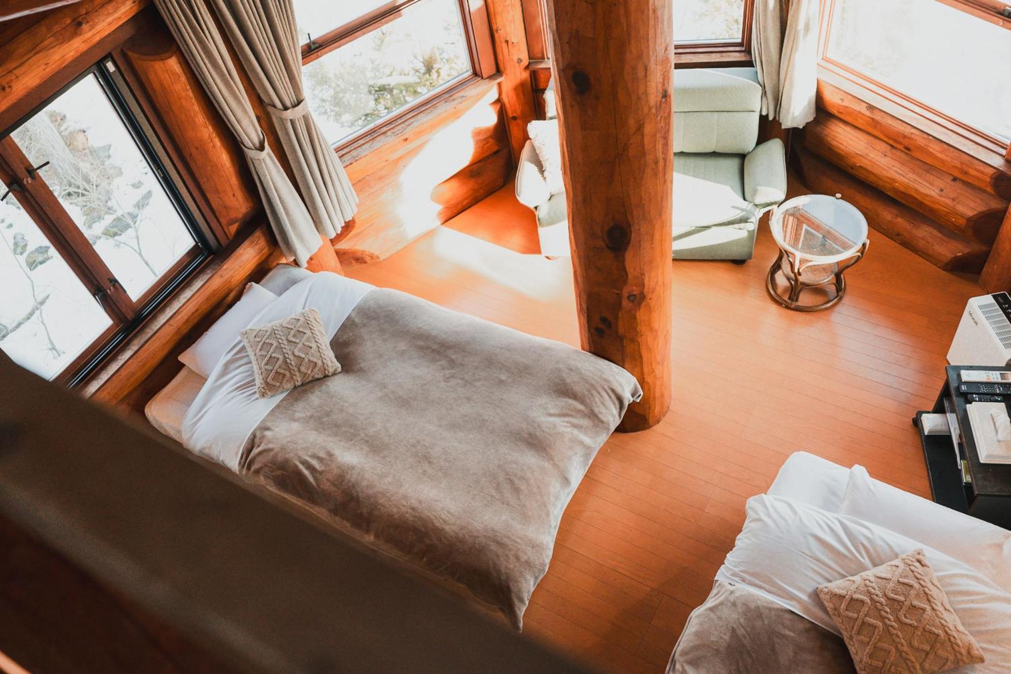 Hakuba Pension&Log Hotel Meteor Eksteriør billede