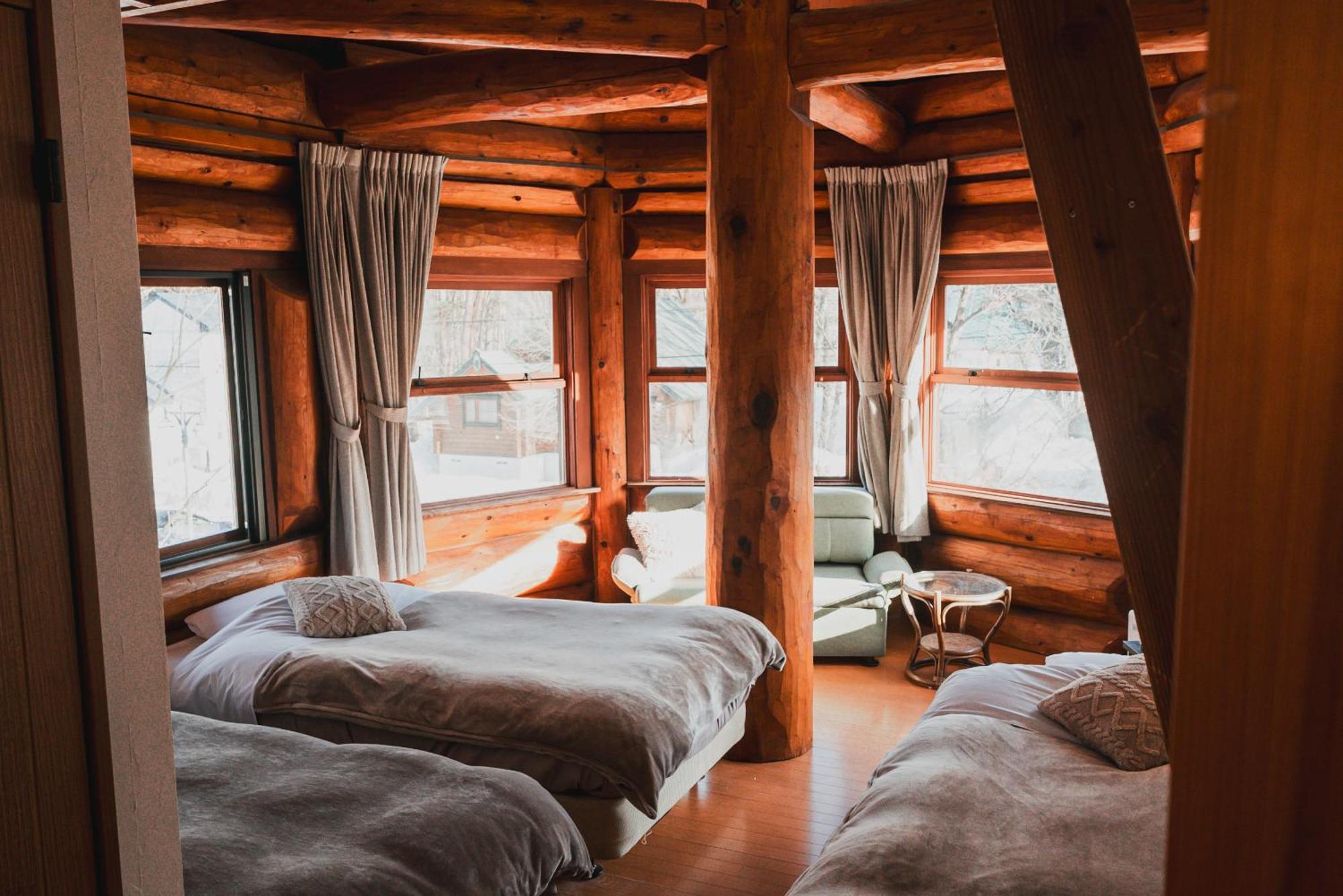Hakuba Pension&Log Hotel Meteor Eksteriør billede